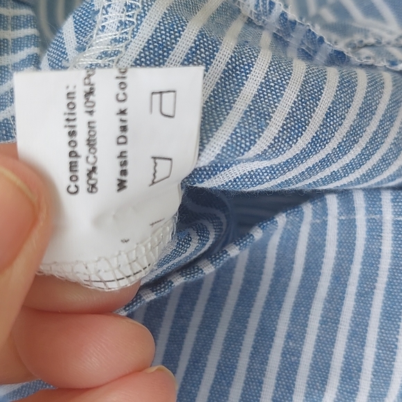 ZAFUL Ruffles Striped A Line Mini Dress - Picture 4 of 10